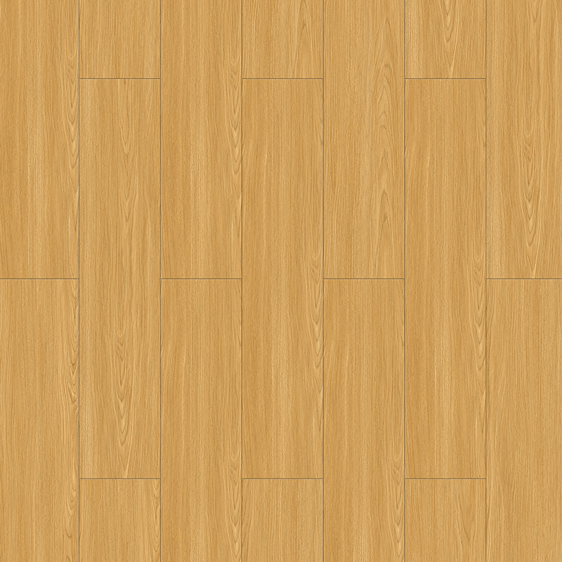 Plancher en vinyle SPC Click à motif bois jaune-brun pâle