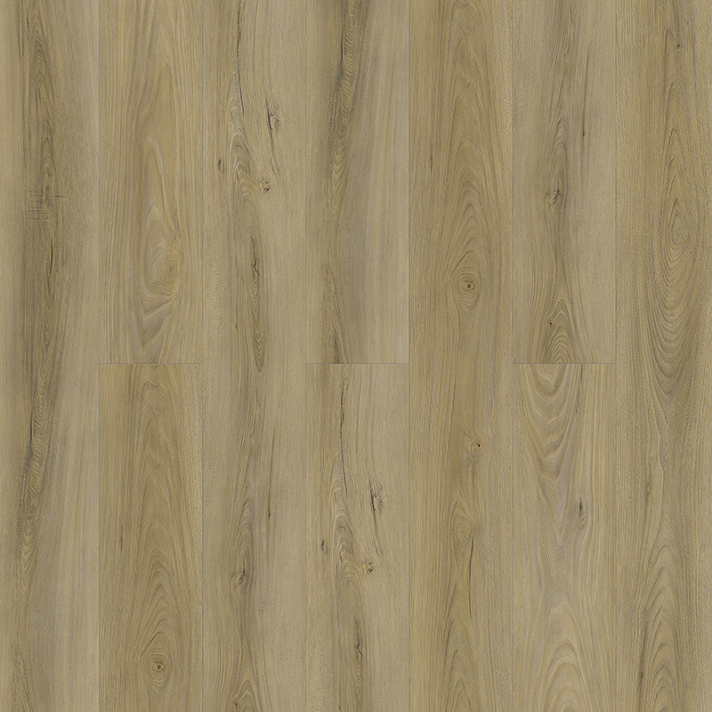Plancher de vinyle SPC Click à motif de bois à grain cathédrale