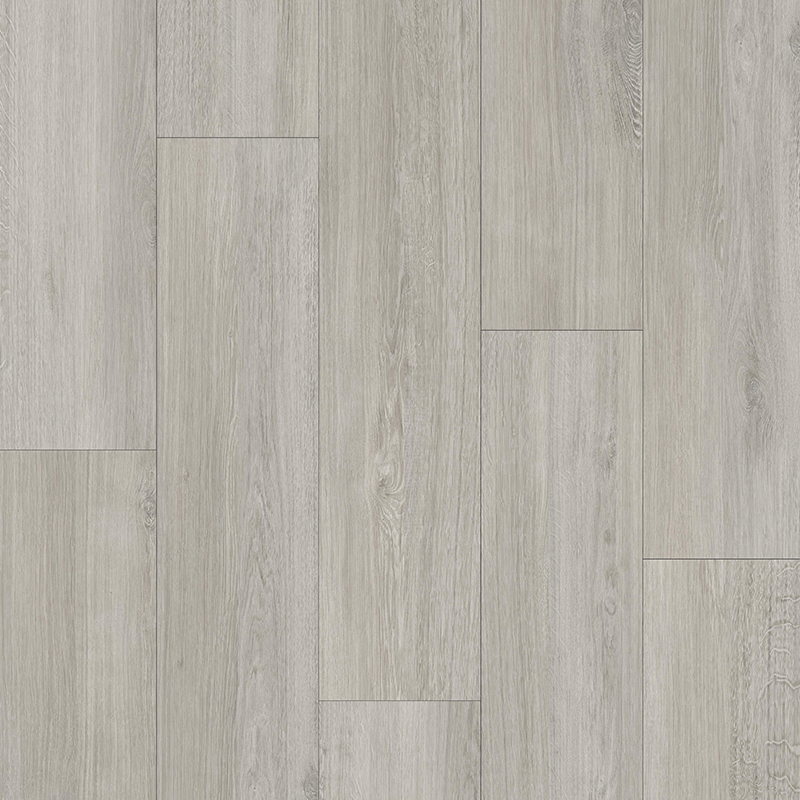 Plancher de vinyle SPC Click à motif en bois gris clair