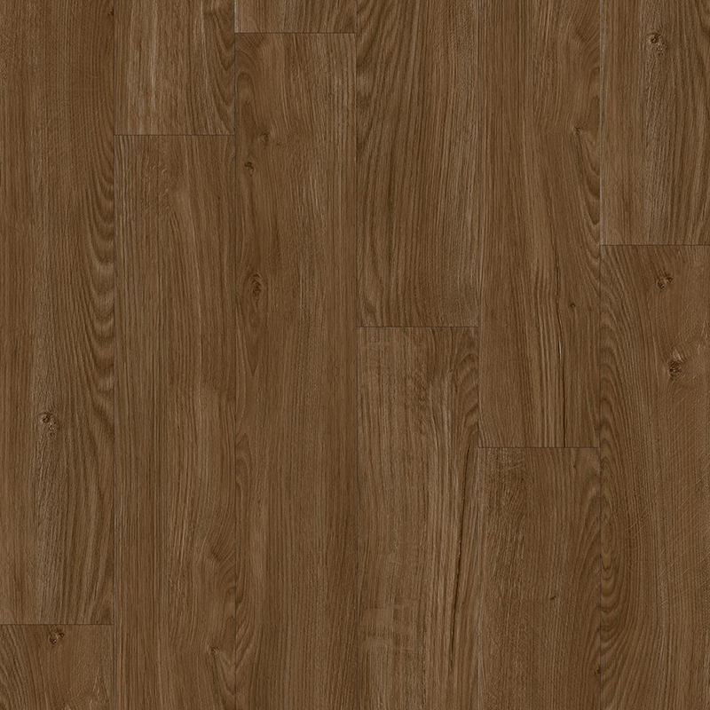 Plancher de vinyle SPC Click à motif en bois de chêne naturel
