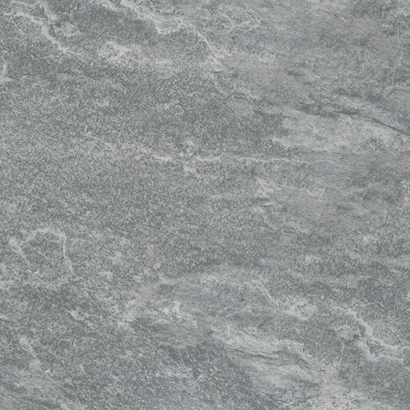 Plancher de vinyle clic EPC à texture de carrelage de style ardoise grise